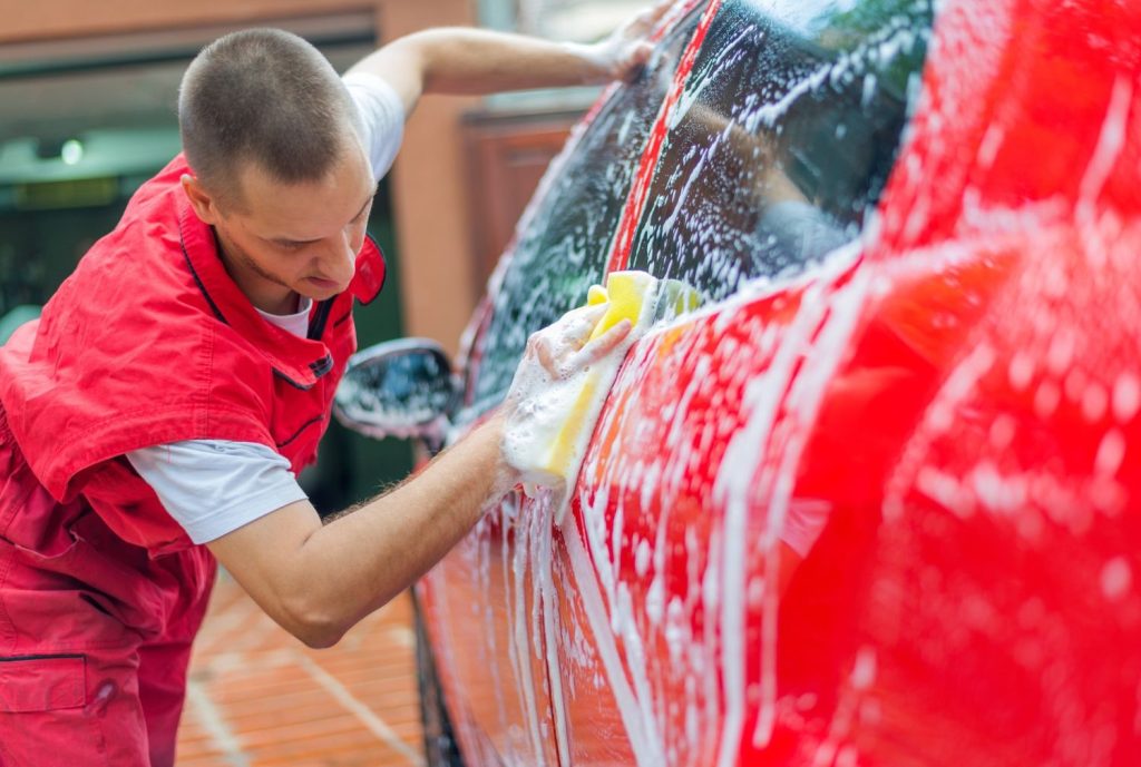 Our dedicated attendants provide expert cleaning, a standard feature of your car wash membership Katy TX.
